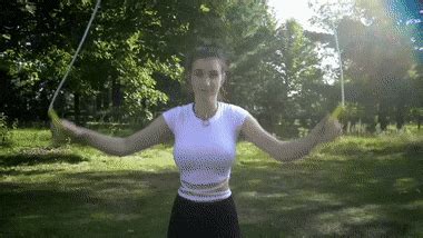 Slow motion bouncing boobs